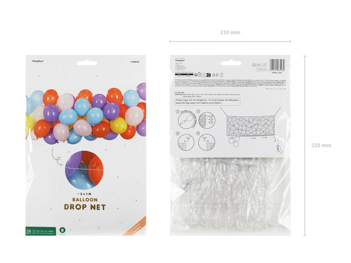 Ballong drop net