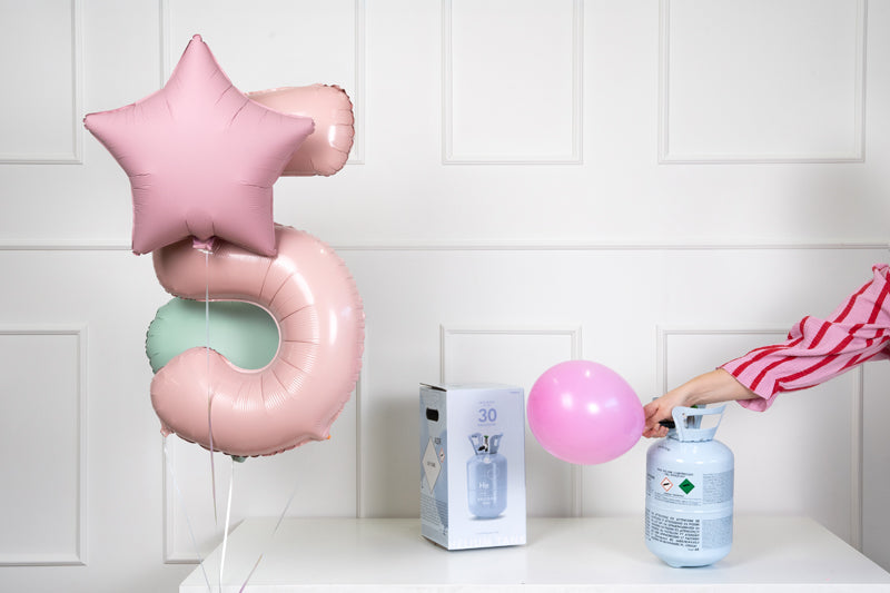 Heliumtank, maks 30 ballonger