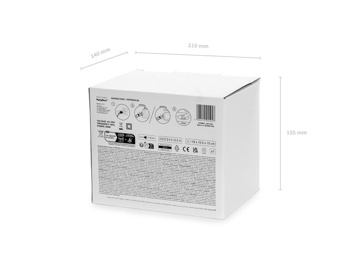 Elektrisk pumpe med diverse dyser, 600W