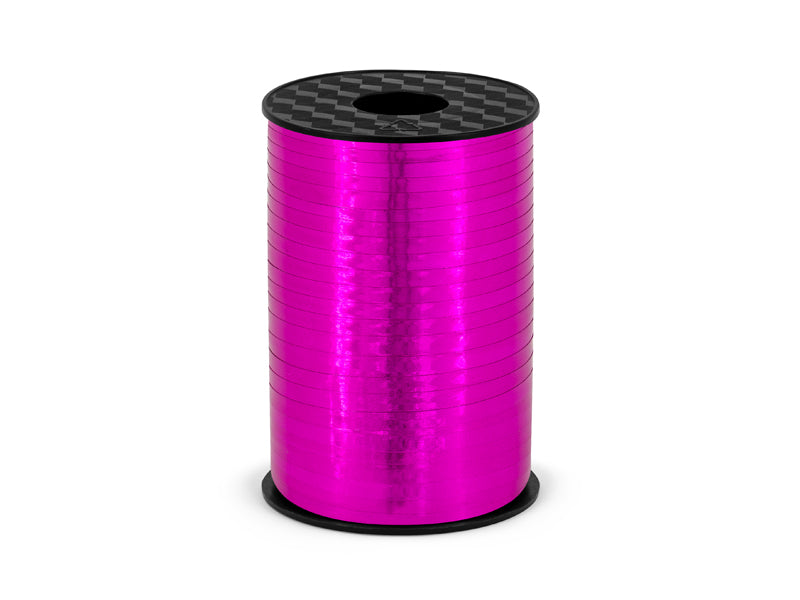 Gavebånd, mørk rosa, metallisk 5mm/225m