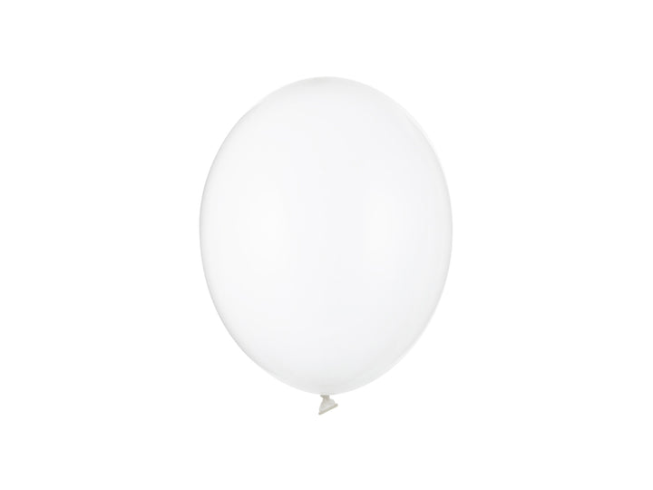 Lateksballonger, krystallklar, 23 cm, 10, 25, 50 el. 100 stk.