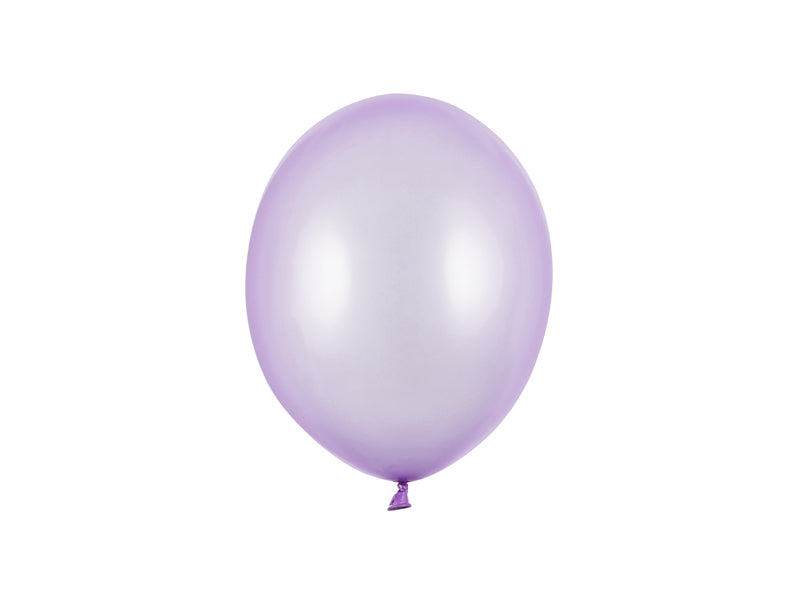 Lateksballonger, lavendel metallic, 23 cm, 10, 25, 50 el. 100 stk.