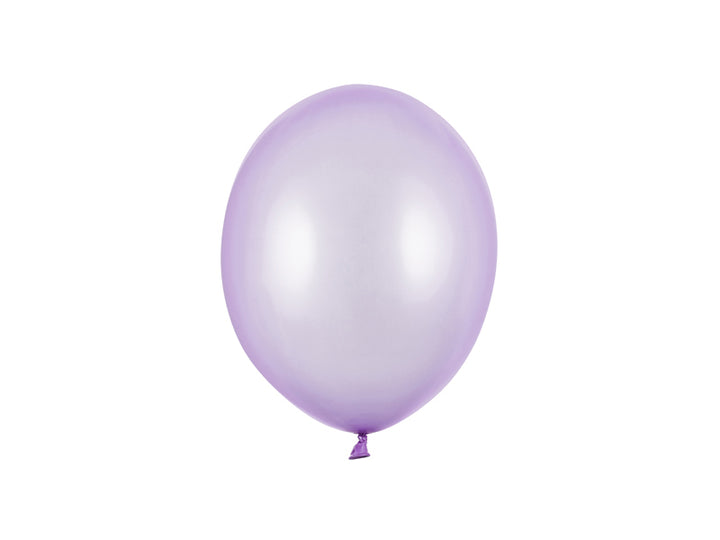 Lateksballonger, lavendel metallic, 23 cm, 10, 25, 50 el. 100 stk.