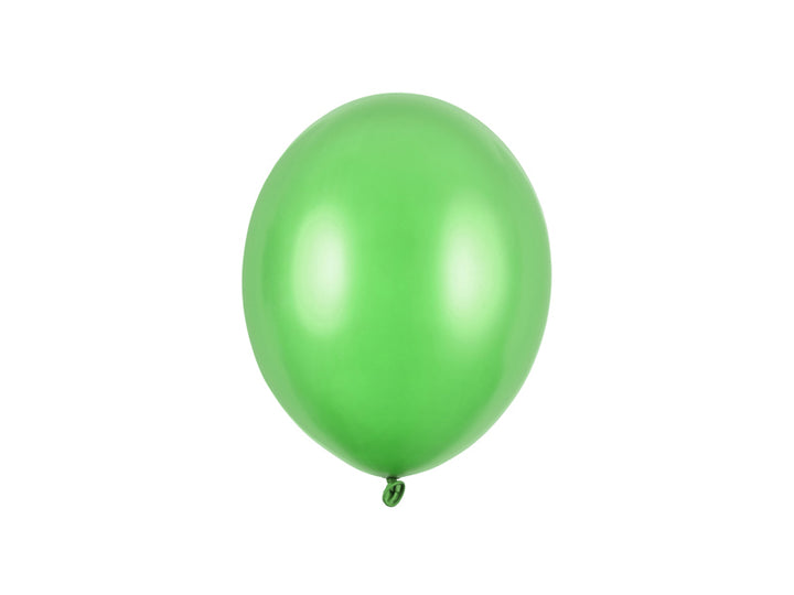Lateksballonger, lysegrønn metallic, 10, 25, 50 el. 100 stk.